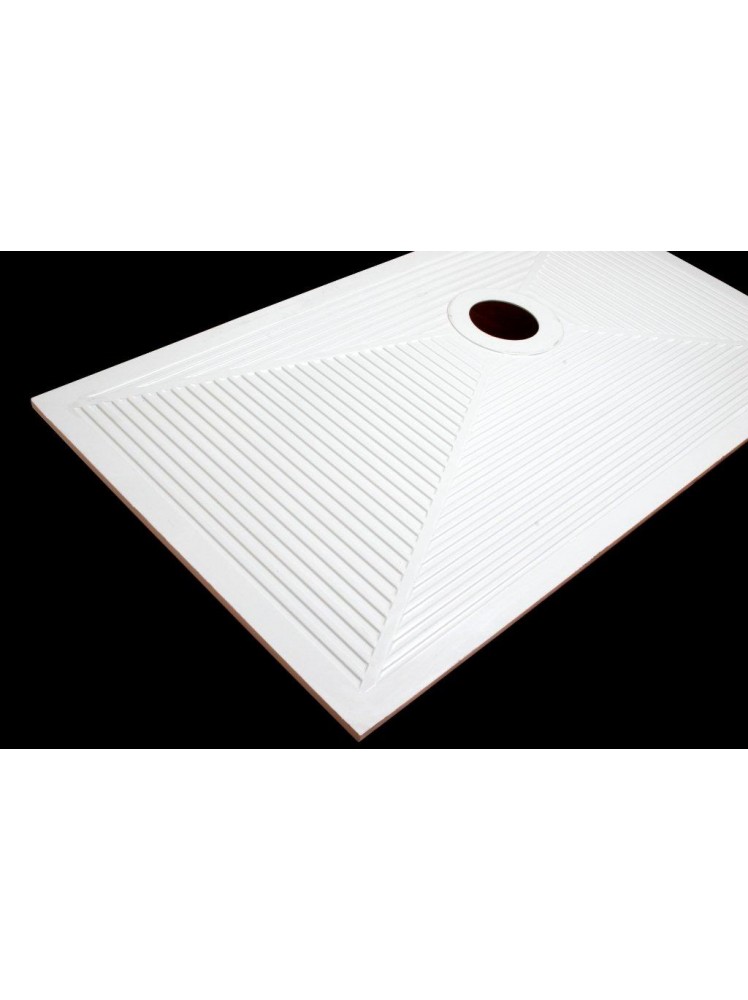 Diamond Rectangular Wet Room Tray for Tiled Floors D05RT2